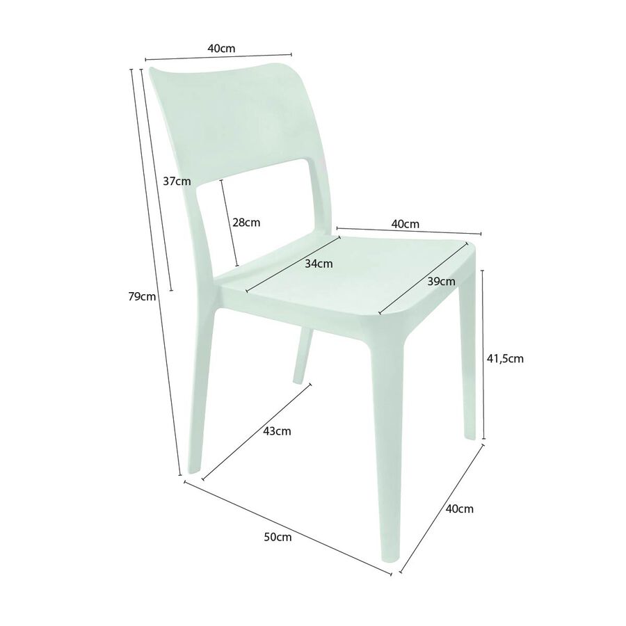 Silla Minimal Menta image number null