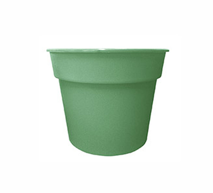 Macetero PVC 20x16cm Verde Oscuro image number null