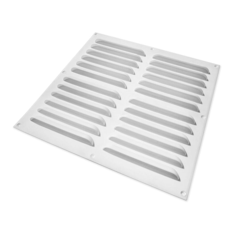 Celosía Ventilación Plana 30x30cm Blanco image number null