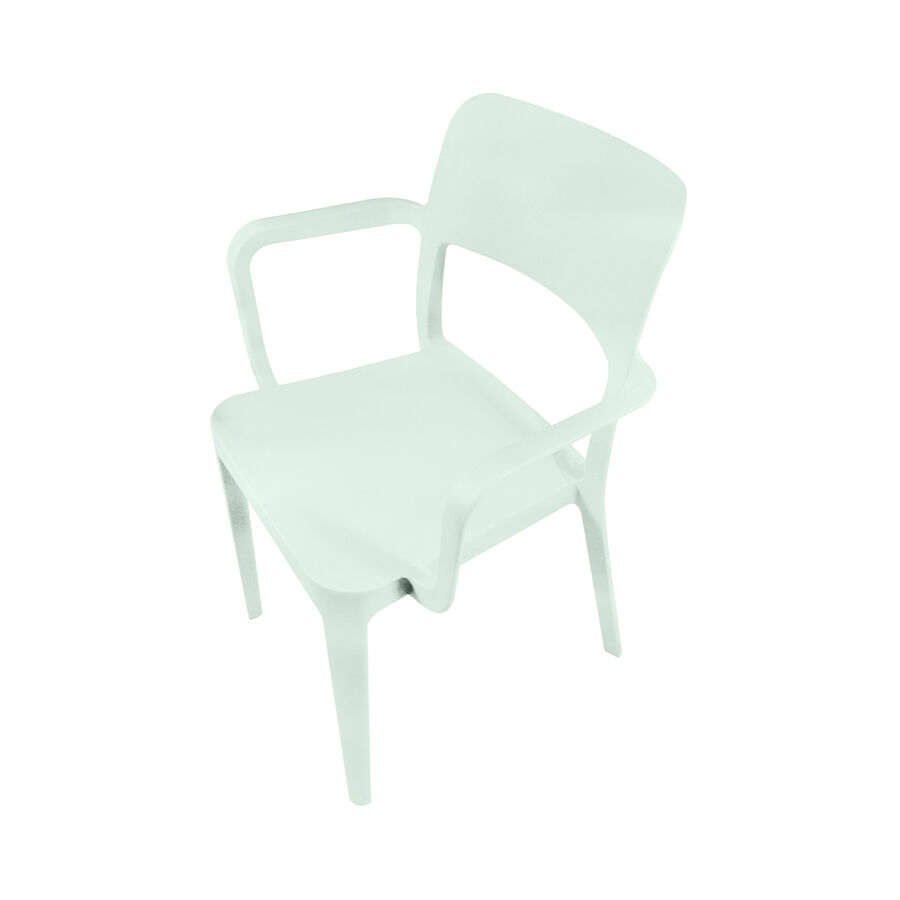 Silla Minimal con Apoya Brazos Menta image number null